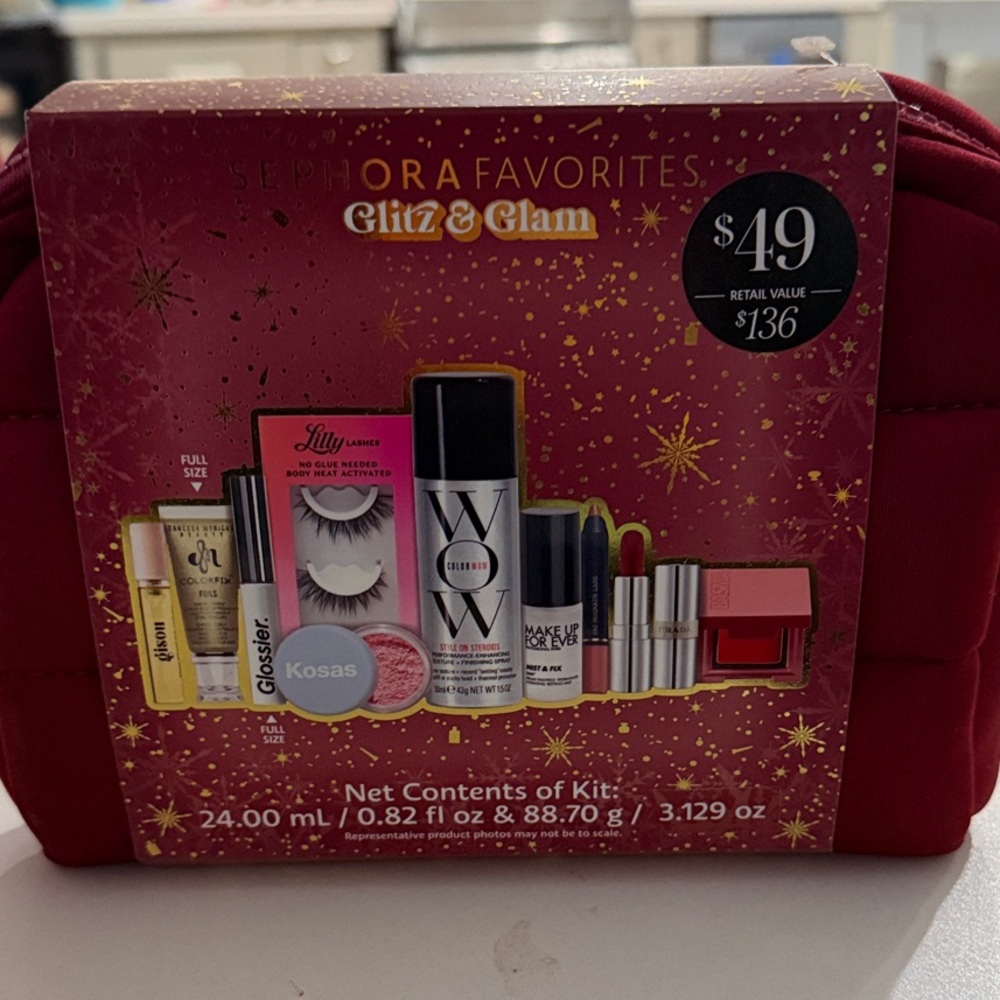 Sephora Favorites Glitz & Glam Makeup Set - Red and Gold